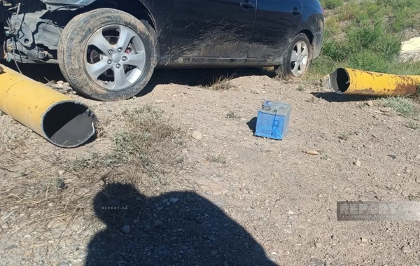 Ordubadda avtomobil qaz xəttinə çırpılıb, təchizat dayandırılıb