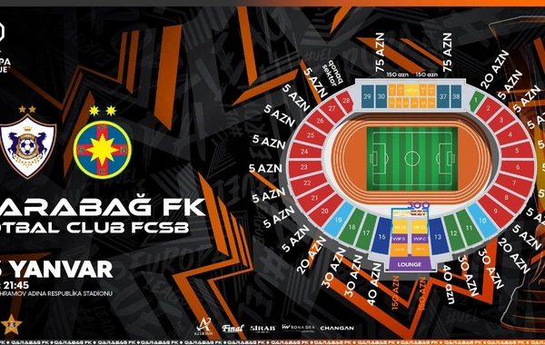 Лига Европы УЕФА: Сегодня в продажу поступят билеты на матч Карабах - ФКСБ
