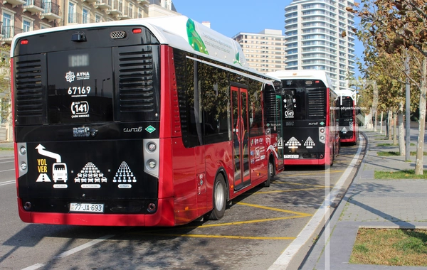 Bakıda daha iki marşrut xəttinin avtobusları yenilənib