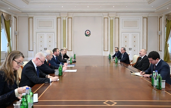 Президент Азербайджана принял министра иностранных дел Эстонии