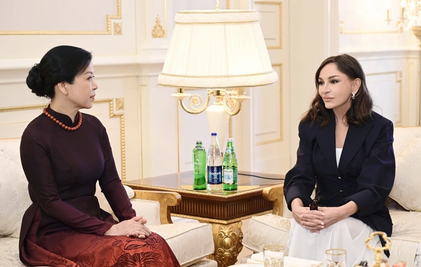 Мехрибан Алиева встретилась с супругой генсека ЦК Компартии Вьетнама