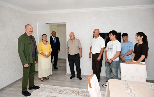 Prezident İlham Əliyev Xocavənd rayonunun Quzeyxırman kəndində olub
