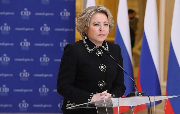 Valentina Matviyenko Mehriban Əliyevanı doğum günü münasibətilə təbrik edib