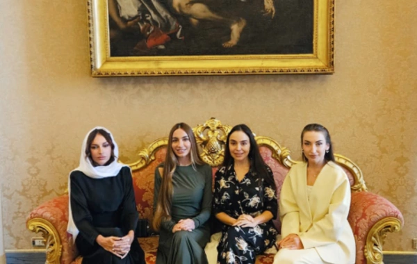 Birinci vitse-prezident Mehriban Əliyeva Roma Papası XIV Leo ilə görüşüb