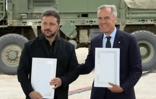 Ukrayna və Kanada 100 illik tərəfdaşlıq haqqında bəyannamə imzalayıblar