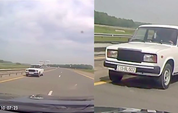 Magistralda protiv gedirdi - Saxlanıldı