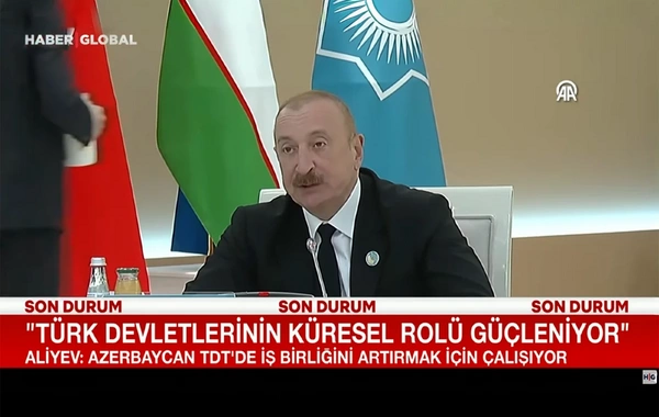 Haber Global İlham Əliyevin Türküstandakı çıxışına diqqət çəkdi