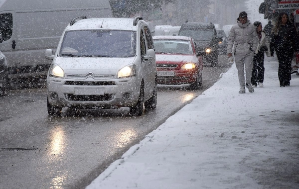 Türkiyənin bu şəhərinə güclü qar yağdı
