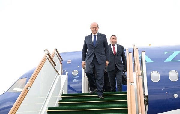 The President of the Turkish Republic of Northern Cyprus arrived in Fuzuli