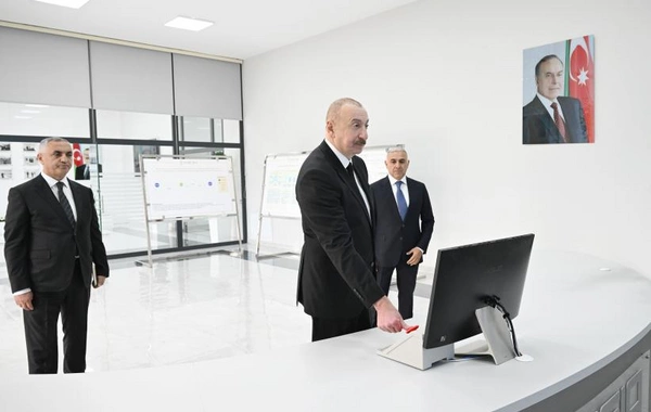İlham Əliyev Azərişıq ASC-nin Xocalı yarımstansiyasının və RİM-in açılışında iştirak edib