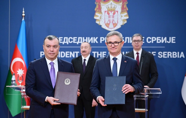 В Белграде состоялся обмен азербайджано-сербскими документами