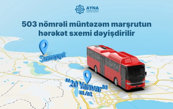 Sumqayıtdan Bakıya gələn marşrutun son dayanacaq məntəqəsi dıyişdirilir