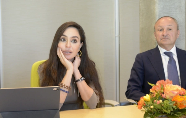 Leyla Əliyeva və Qretel Agilar İsveçrədə əməkdaşlıq imkanlarını müzakirə ediblər