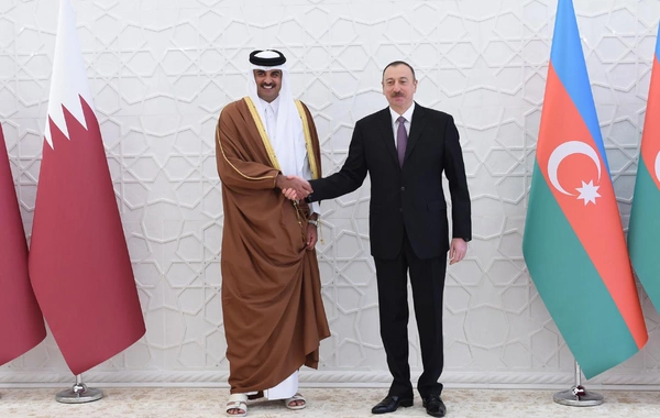 İlham Əliyev Qətər Əmirini təbrik edib