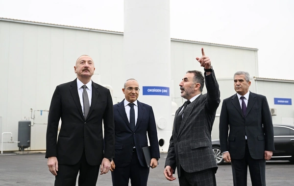 Prezident İlham Əliyev "AZWOOL" mineral daş yunu zavodunun açılışında iştirak edib