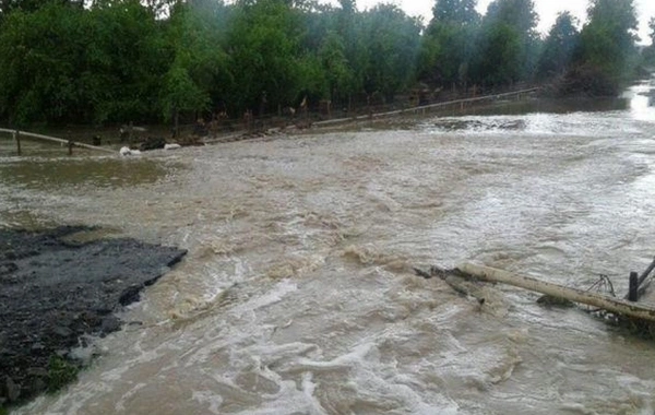 Daşkəsəndə təbii fəlakət: Leysan selə səbəb oldu
