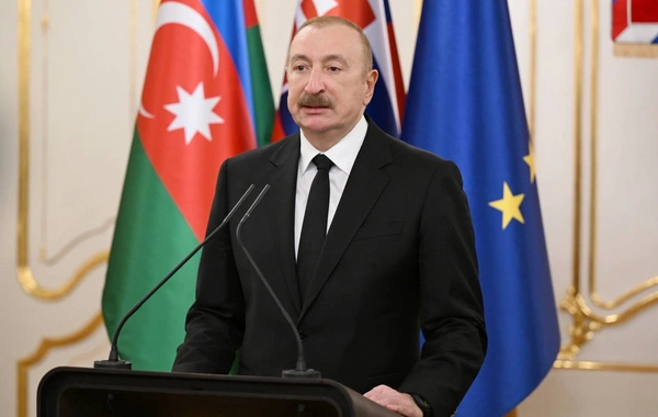 Azərbaycan və Slovakiya prezidentləri mətbuata bəyanatlarla çıxış ediblər