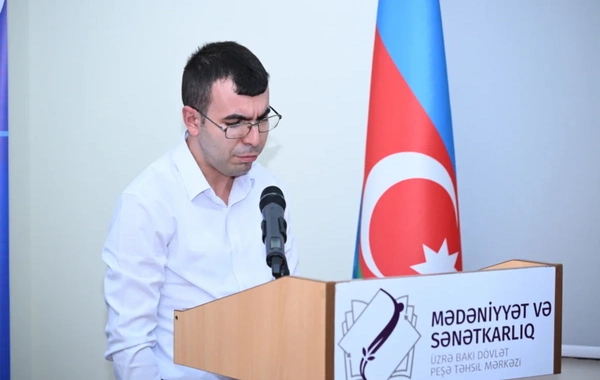 Mədəniyyət və Sənətkarlıq üzrə Bakı Dövlət Peşə Təhsili Mərkəzində inklüziv təlim və tədris mərkəzi yaradılıb