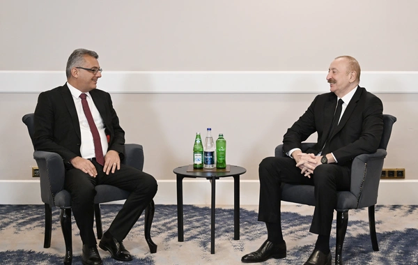 In Antalya, a meeting between Ilham Aliyev and Tufan Erhürman took place