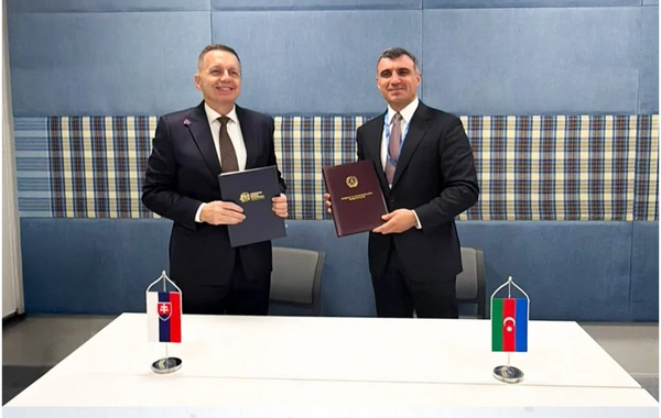 Azərbaycan Mərkəzi Bankı Slovakiya Milli Bankı ilə Anlaşma Memorandumu imzalayıb
