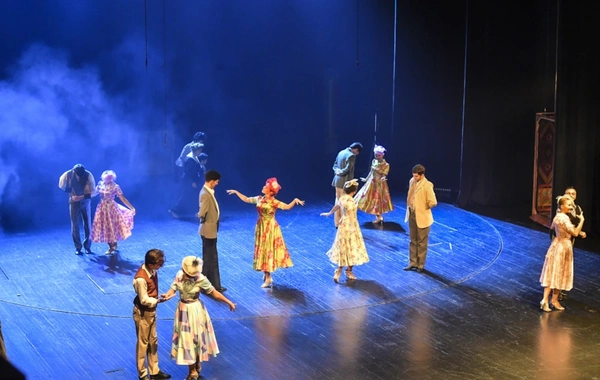 Akademik Musiqili Teatrda "Gülçöhrə və Əsgər" tamaşasının premyerası olub