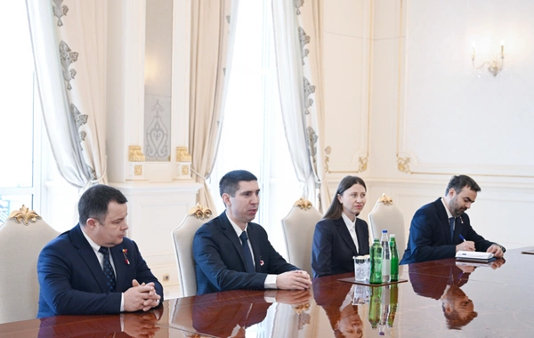 Prezident İlham Əliyev Moldovanın Baş nazirinin müavinini qəbul edib