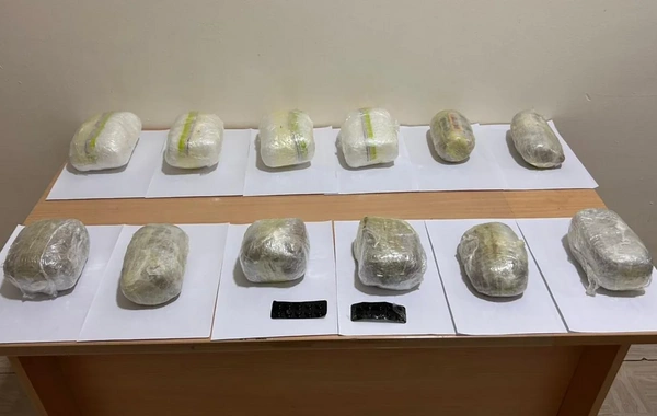 İrandan Azərbaycana 12 kiloqrama yaxın narkotikin keçirilməsinin qarşısı alınıb