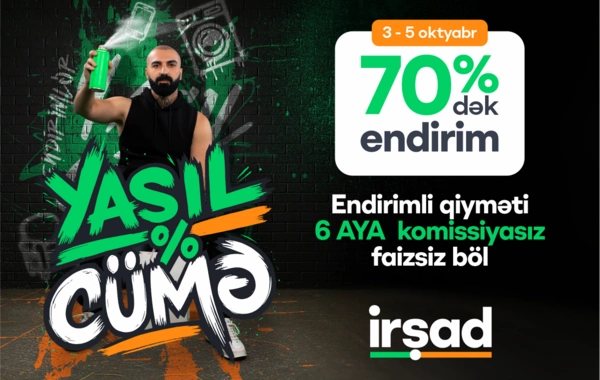 "İrşad"da 3-5 oktyabrda "Yaşıl Cümə" başlayır