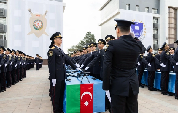 Polis Akademiyasında Bilik günü və andiçmə mərasimi keçirilib