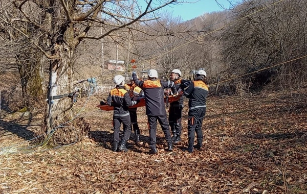 Dağlıq ərazidə axtarış-xilasetmə ilə bağlı təlim keçirilib