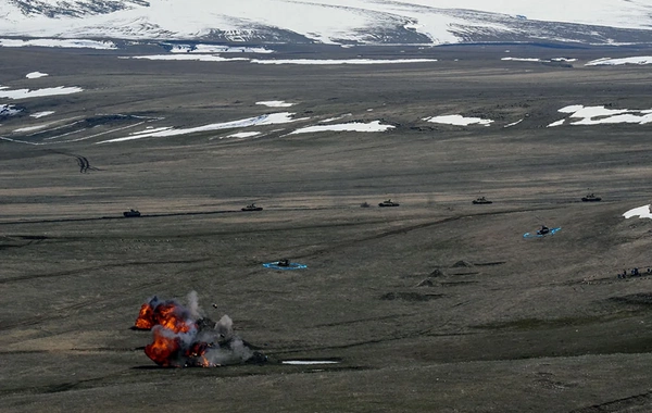 Əlahiddə Ümumqoşun Ordunun hərbi qulluqçuları "Heydər Əliyev-2026" birgə təlimində yüksək peşəkarlıq nümayiş etdiriblər