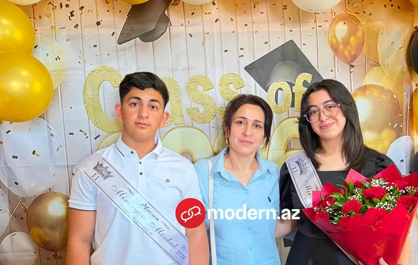 Azərbaycanda ana və iki övladı eyni vaxtda tələbə oldu