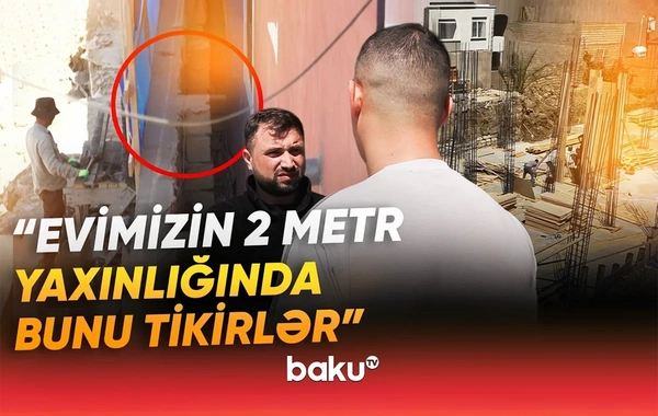 Masazırda təhlükə yaradan bina tikilir?