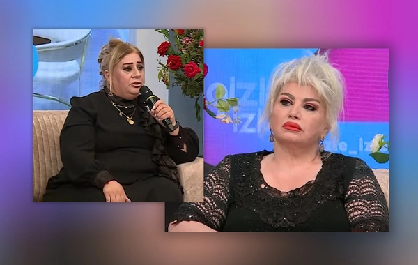 Xalası qızı ilə eyni verilişdə olan Gövhər Rzayeva studiyanı tərk etdi