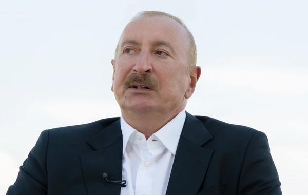 Prezident İlham Əliyev Naxçıvanda Azərbaycan Televiziyasına müsahibə verib