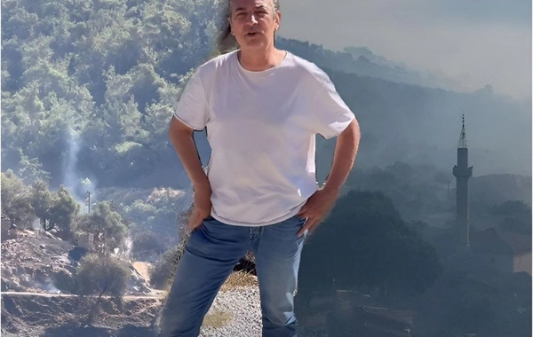 Müənni Çelik yanğın olan ərazilərə getdi: "Lazım gəlsə, xəstələri daşıya bilərəm"