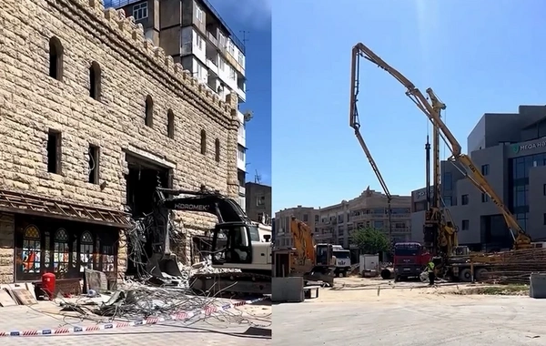 В Баку сносят еще один известный ресторан