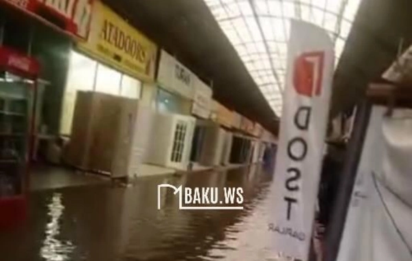 Sədərək ticarət mərkəzini yenə su basdı