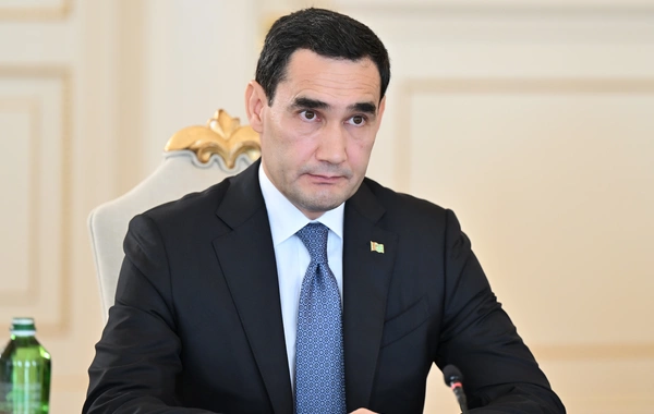 Prezident İlham Əliyevin Türkmənistan Prezidenti ilə geniş tərkibdə görüşü olub