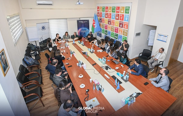 Global Media Group BMT-nin Qlobal Sazişi ilə birgə "Dayanıqlı yaşayış mühitinin dili" mövzusunda media sessiyası təşkil edib