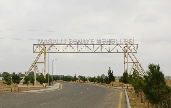 Masallı Sənaye Məhəlləsində indiyə qədər 14 milyon manatlıq məhsul istehsal edilib