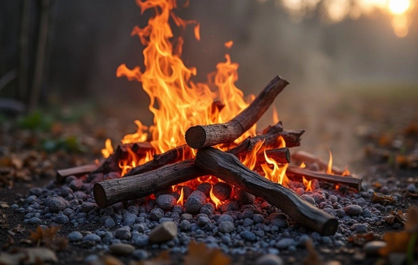 В Азербайджане мужчина заживо сгорел, упав в костер во дворе своего дома