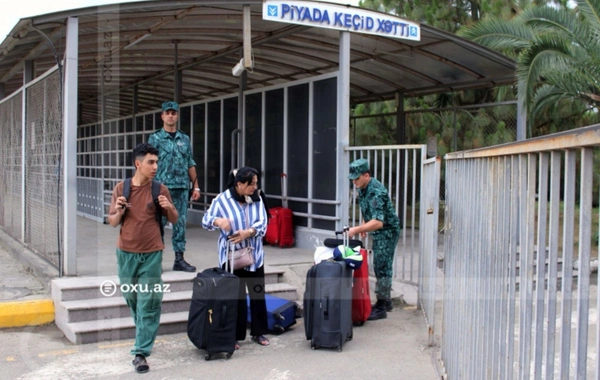 "Astara" buraxılış məntəqəsində xarici vətəndaşların təxliyəsi davam edir