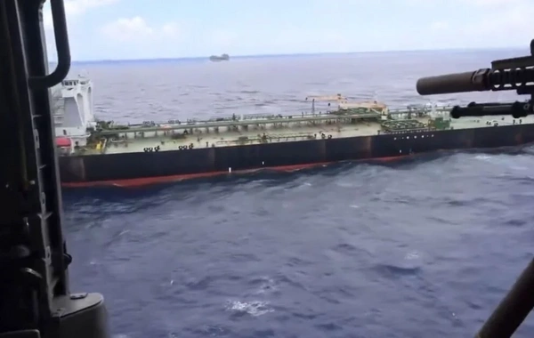The U.S. Navy seized the tanker Bertha in the Indian Ocean