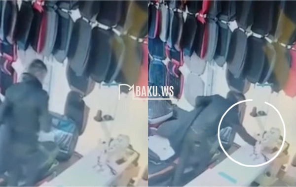 "Sədərək"də mağazadan telefonu belə oğurladı - ANBAAN VİDEO