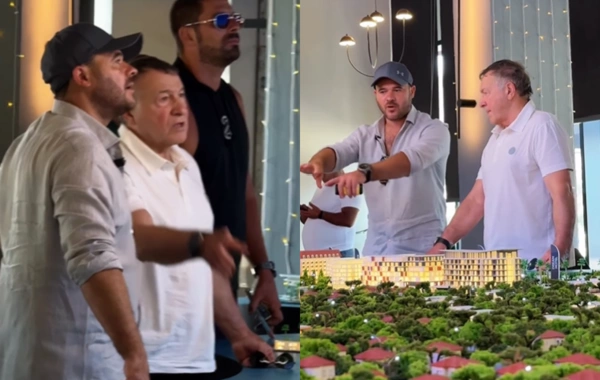 Araz Ağalarov Bakıya gəldi – Sea Breezeə baş çəkdi