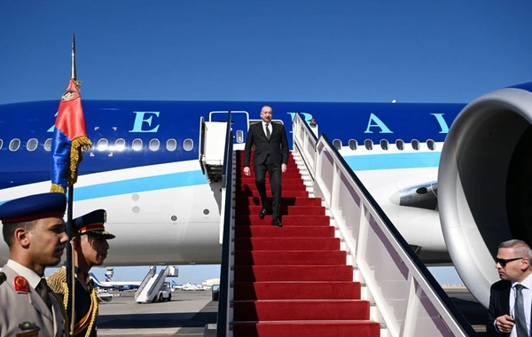 Prezident İlham Əliyev Misirdə işgüzar səfərdədir