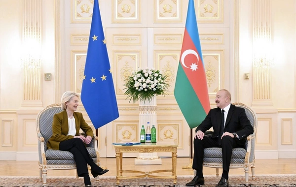 Ilham Aliyev held a one-on-one meeting with the President of the European Commission