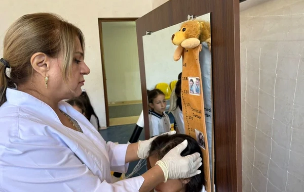Səhiyyə Nazirliyi Xankəndidə uşaqlar üçün tibbi aksiya keçirdi