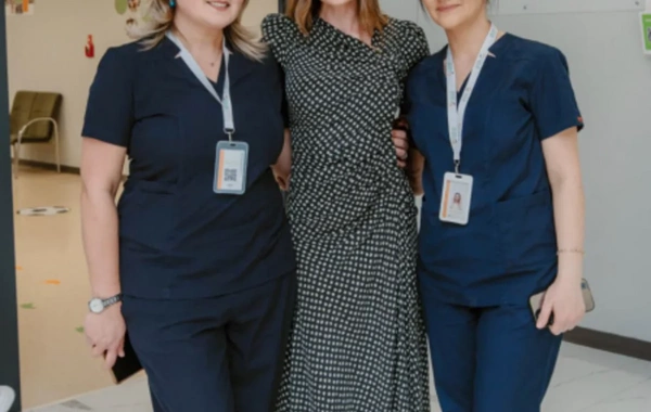 Leyla və Arzu Əliyevalar "Leyla Medical Center"in Pediatriya Mərkəzində olublar